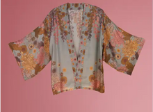 Load image into Gallery viewer, Trailing Wisteria Kimono Jacket - Ice