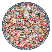 Load image into Gallery viewer, Women March! 500 Piece Round Puzzle