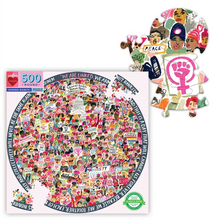 Load image into Gallery viewer, Women March! 500 Piece Round Puzzle