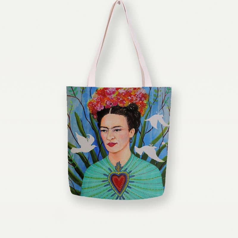 Frida Canvas Tote Bag