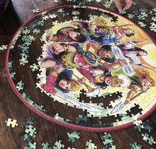 Load image into Gallery viewer, Goddesses and Warriors 500 Piece Round Puzzle
