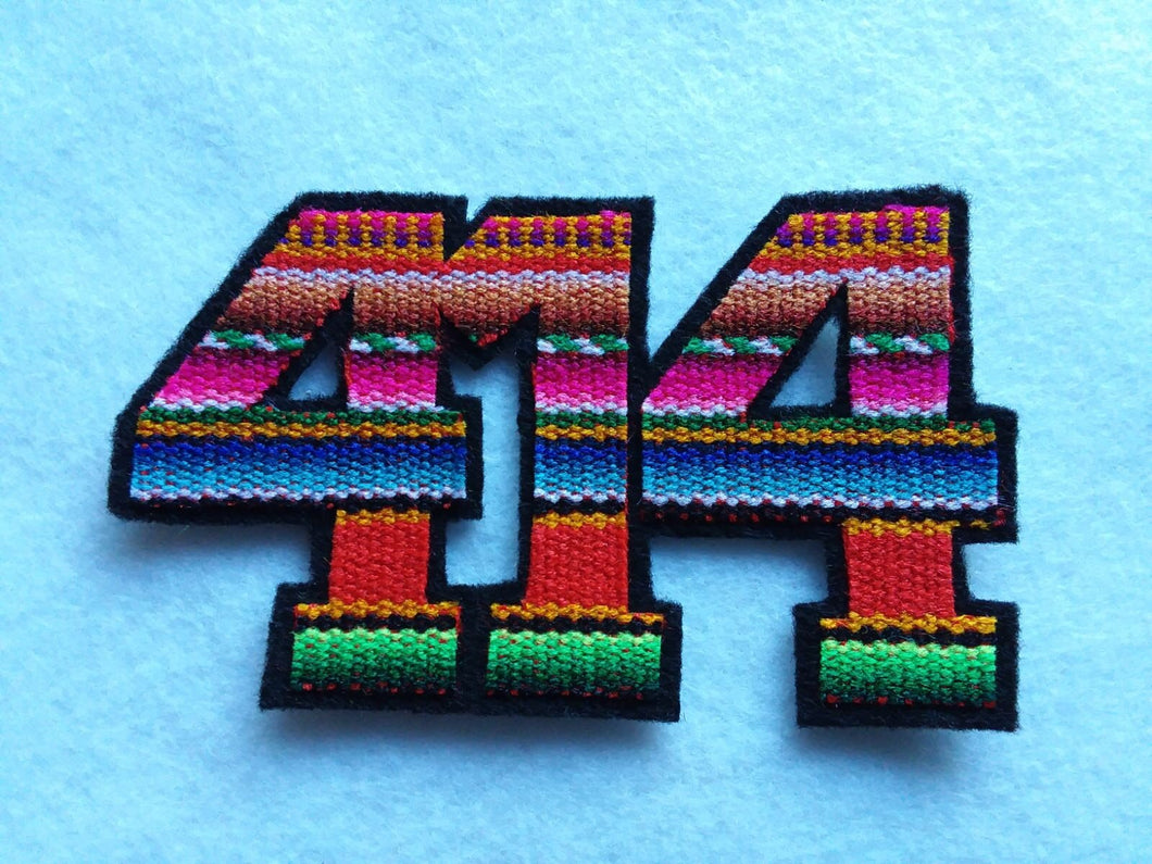 Embroidered Milwaukee 414 Patches