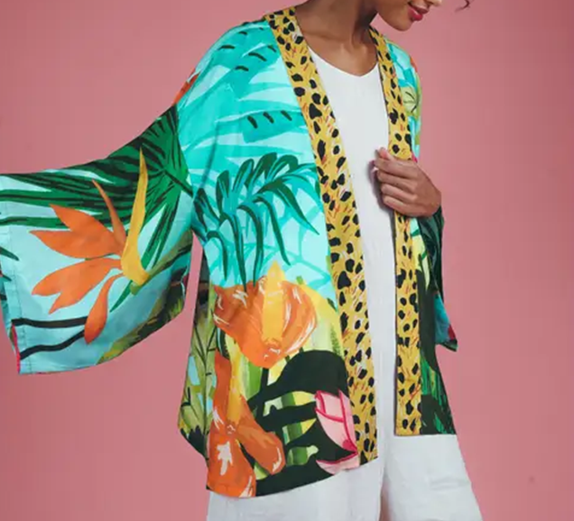 Cheetah Kimono Jacket