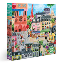 Load image into Gallery viewer, Paris in a Day 1000 Piece Rectangle Puzzle
