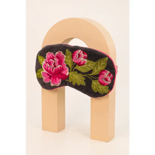 Load image into Gallery viewer, Lavender-Scented Velvet Eyemask Painted Peony
