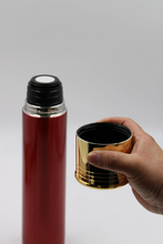 Load image into Gallery viewer, Shotgun Shell Red Thermo Bottle 1 Liter 13&quot; Tall Insulated
