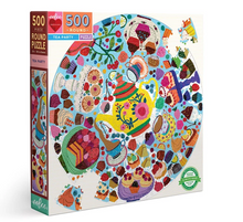Load image into Gallery viewer, Tea Party 500 Piece Round Puzzle
