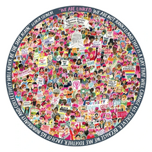 Load image into Gallery viewer, Women March! 500 Piece Round Puzzle
