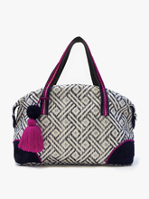 Load image into Gallery viewer, Olivia Printed Cotton Weekender/Duffle Bag
