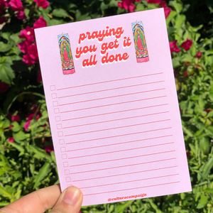 Praying You Get It All Done Notepad