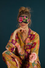 Load image into Gallery viewer, Lavender-Scented Velvet Eyemask Painted Peony
